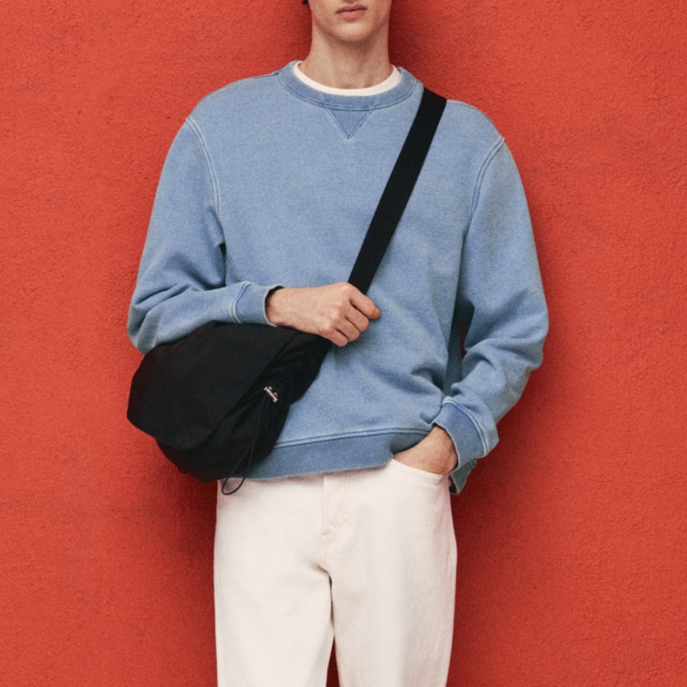 H&M Light Blue Top